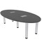 Skutchi Designs 45.25 in W, 84 in L, 29 in H, Engineered Wood Top, Grey H-OVL-4684-PT-AN-EL - alternate 1